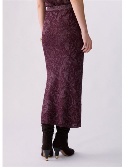 Longuette in pizzo lamé LIU JO | WF6096MA26S/X0786